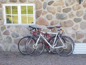 Two bikes, one inn. Photo: Jesper Pørksen