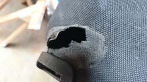The hole in the pannier