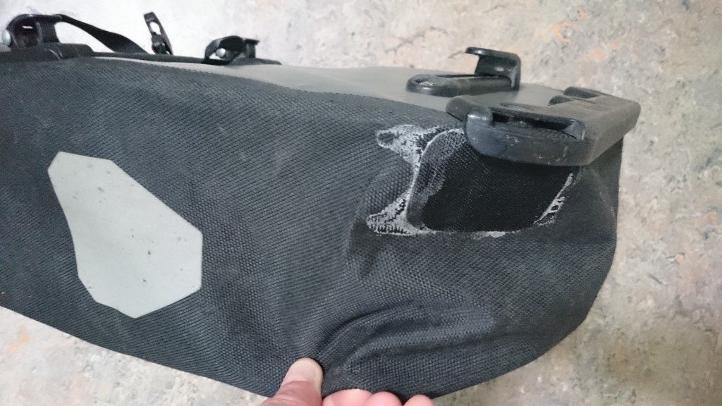 Patched pannier