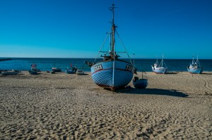 Fisherboat on the beach
